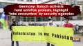 Germany: Baloch activists hold anti-Pak protests, highlight 'fake encounters' by security agencies 
