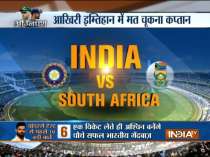 India have won the toss and opted to bat first in the third test against South Africa
