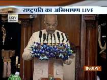 President Kovind addresses joint session of Parliament ahead of Budget 2018