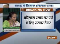 LS Speaker Sumitra Mahajan accepts the No Confidence Motion moved by opposition parties