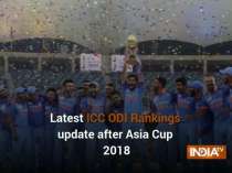 Latest ICC ODI Rankings update after Asia Cup 2018
