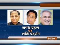 Three Congress CM-designates Kamal Nath, Gehlot and Bhupesh Baghel to take oath today