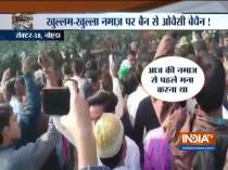 People protest against Noida Police order of banning namaz at public places