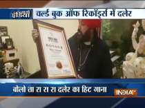 World Book of Records London honour Daler Mehndi for his phenomenal contribution to music