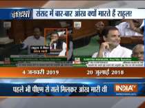 Rahul Gandhi does it again, winks in Parliament during Rafale debate
