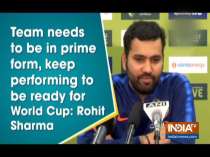 Nobody is guaranteed a World Cup spot: Rohit Sharma
