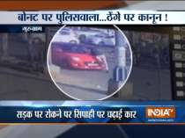 Man breaks traffic signal, drags cop to 200 metre in Gurugram