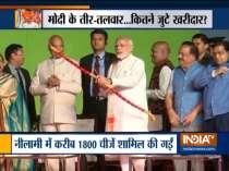 Over 1800 gifts received by PM Modi to be auctioned