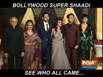Bollywood celebrities attend reception of Mukesh Bhatt
