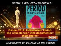India-based film on menstruation wins Best Documentary award at Oscars 2019