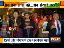 Candle and protest march carried out in parts of country against terror attack in Pulwama