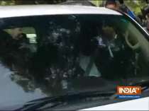 Robert Vadra arrives at the ED office in Delhi to appear in a money laundering case