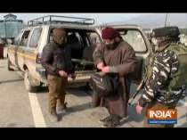 Days after Pulwama attack security forces carries out strict checking of vehicles in J&K