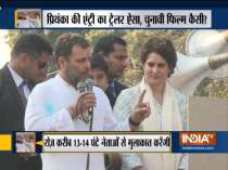 Rahul Gandhi makes Congress workers chant 