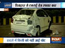 Speeding car dashes against the divider in Mumbai, no injury reported
