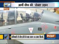 Army Chief Bipin Rawat flies in the indigenous Light Combat Aircraft - Tejas in Bengaluru