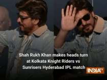 Shah Rukh Khan makes heads turn at Kolkata Knight Riders vs Sunrisers Hyderabad IPL match
