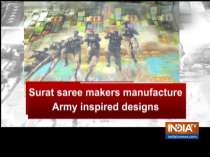 Surat saree makers manufacture Army inspired designs