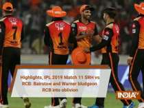 Highlights, IPL 2019 Match 11 SRH vs RCB: Bairstow and Warner bludgeon RCB into oblivion