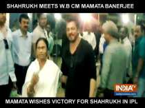 WB Chief Minister Mamta Banerjee wishes Shah Rukh Khan all the best for IPL 2019