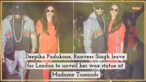 Deepika Padukone, Ranveer Singh leave for London to unveil her wax statue at Madame Tussauds