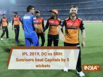 IPL 2019, DC vs SRH: Sunrisers beat Capitals by 5 wickets