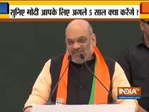 Under the leadership of Modiji, BJP has worked towards providing a decisive govt: Amit Shah