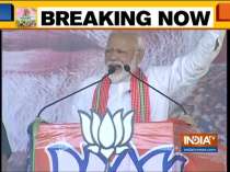 PM Modi hits back at Mamata Didi, says TMC workers are not letting BJP workers to campaign in WB