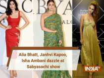 Alia Bhatt, Janhvi Kapoor dazzle at 20 Years of Sabyasachi show
