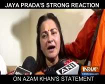 Lok Sabha Election: Jaya Prada angry over Azam Khan
