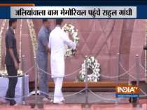 Congress President Rahul Gandhi lays wreath at Jallianwala Bagh memorial