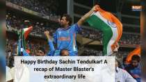 Happy Birthday Sachin Tendulkar! A recap of Master Blaster