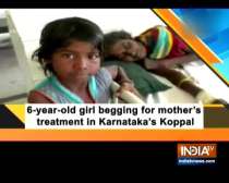 6-year-old girl begging for mother