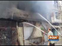 Kanpur: Fire breaks out in godown in Collectorganj area