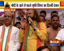 BJP candidate Hans Raj Hans Hans campaigns in Delhi, Arjun Chautala in Kurukshetra