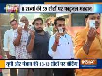 LS Polls 2019 Final Phase voting: Voters come out in large numbers to cast their votes