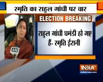 Smriti Irani attacks Rahul Gandhi for being absent on polling day in Amethi