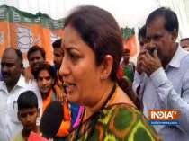 Smriti Irani hits back at Priyanka Gandhi, says the Congress has already accepted their defeat