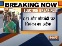 Priyanka Gandhi attacks Modi govt over GST and demonetisation issue