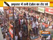 Lok Sabha Election 2019: BJP candidate Sunny Deol holds a roadshow in Amritsar