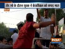 Delhi:  Arvind Kejriwal was slapped by a men during roadshow