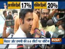 BJP candidate Gautam Gambhir casts his vote, urges voter to come out and vote in large number