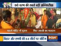 LS Polls 2019: Sadhvi Pragya offers prayer at temple, casts her vote