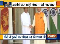 PM Modi meets Sri Lanka President Maithripala Sirisena in New Delhi