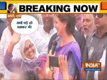 Priyanka Gandhi adresses rally in Amethi