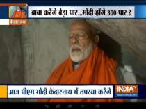 Prime Minister Narendra Modi meditates at holy cave Garud Chatti Kedarnath