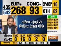 Maharashtra Lok Sabha Election Results: Milind Deora trails in battle against Arvind Sawant