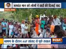 People question AAP leader Bhagwant Mann on work done in last 5 years