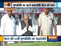 Congress leaders pay homage to Jawaharlal Nehru on 55th death anniversary