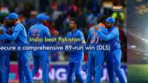 India extend World Cup-winning streak to 7-0 after a brilliant 89-run win (DLS) over Pakistan